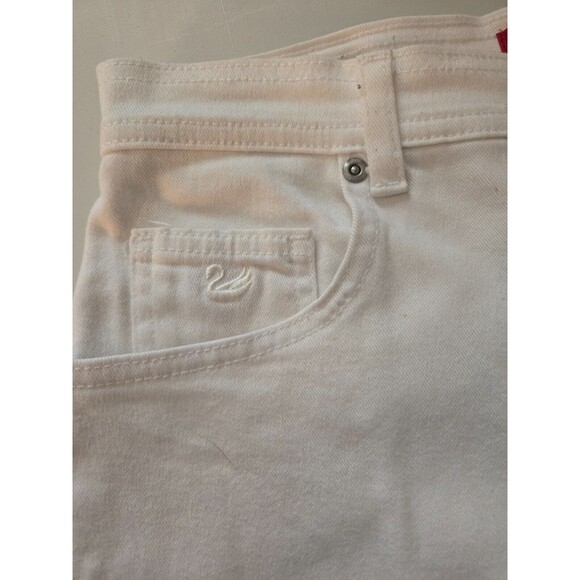Gloria Vanderbilt Jeans Womens 10 White Denim Mid Rise - Picture 2 of 10